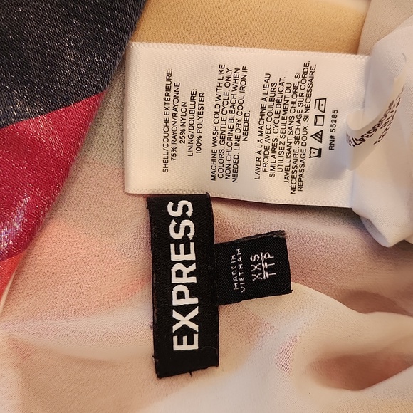 Express Tank Top Striped Adjustable Straps - Picture 8 of 8